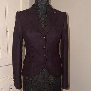 Jack Wills Women's Riding Coat - Deep Plum